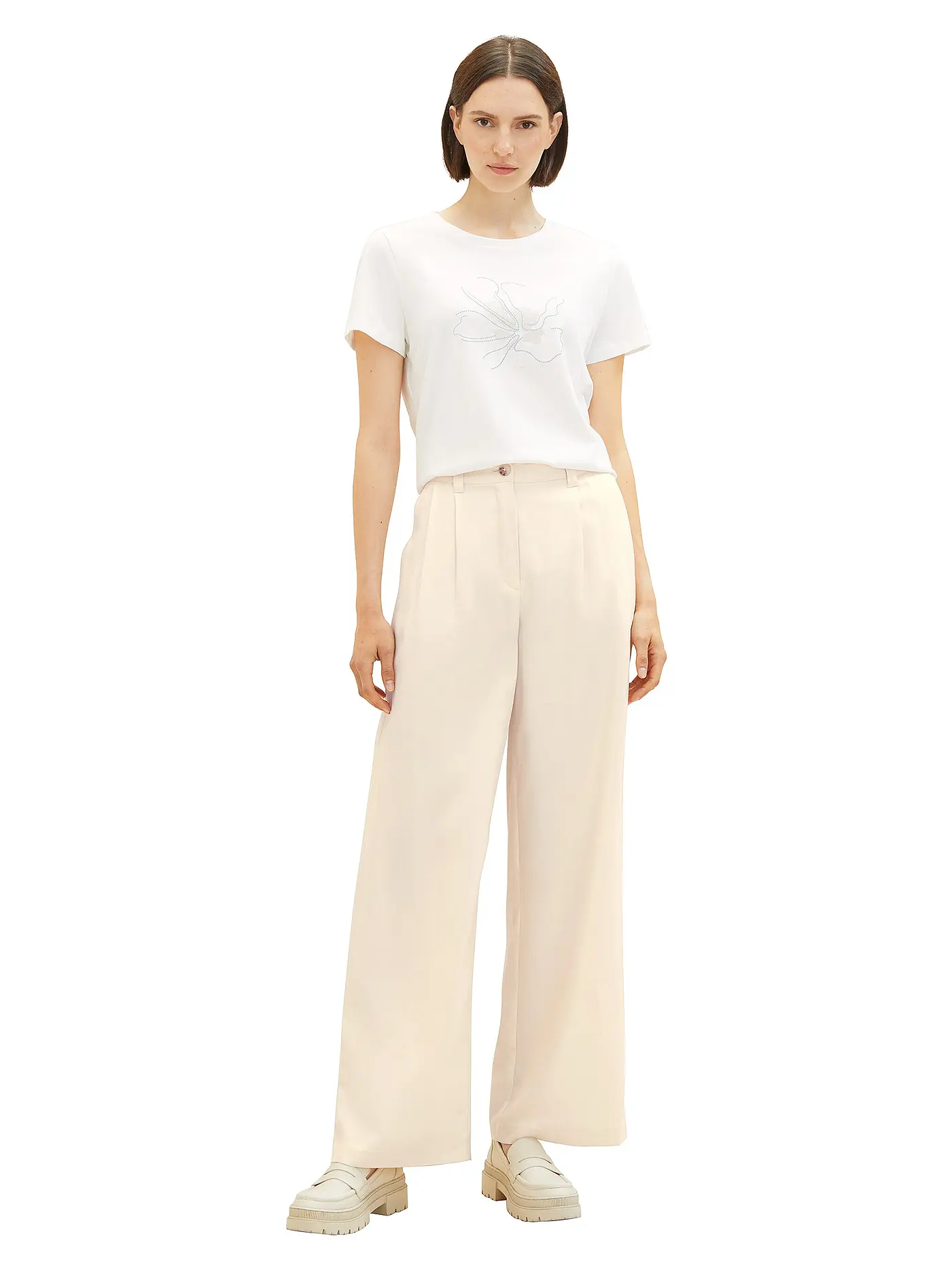TOM TAILOR | T-Shirt | weiss